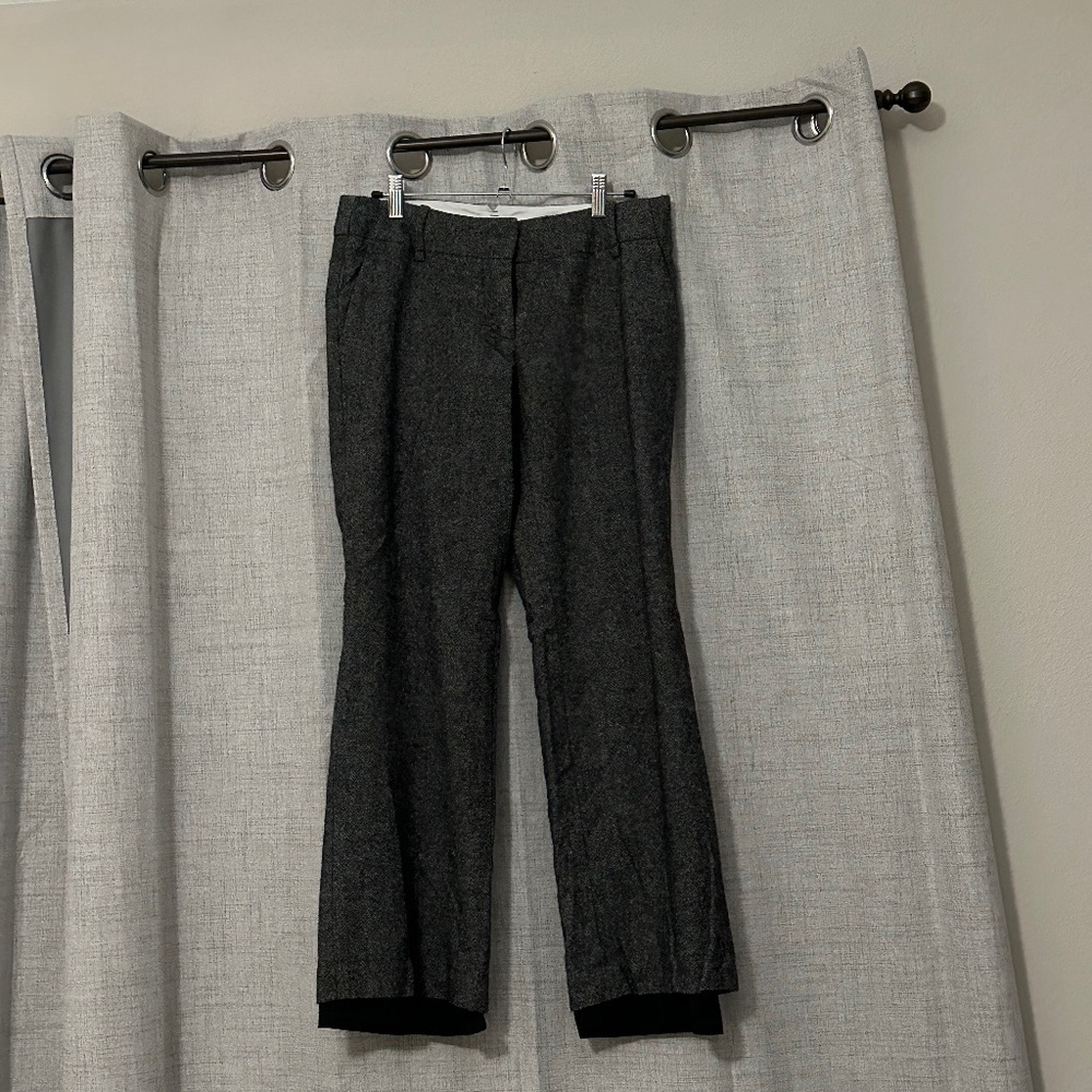 Ann Taylor Petite Gray Wool Blend Dress Pants Size 4P